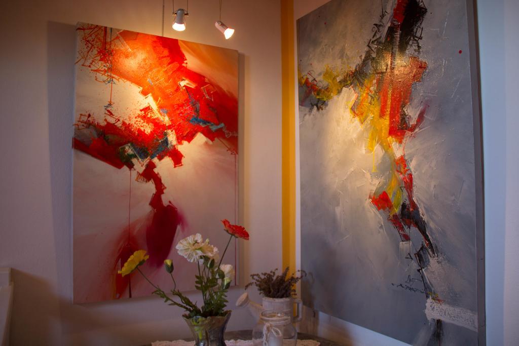 Ferienwohnung Galerie 7 Riegersdorf Esterno foto